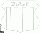 Logo des Club Atlético Talleres, Sport-Club mit Sitz in Cordoba, die zweitgrößte Stadt in Argentinien liegt an den Ufern des Flusses Suquía im Zentrum des Landes und ist die Hauptstadt der Provinz Córdoba