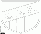 Logo des Club Atlético Tucumán, Fußballverein in San Miguel De Tucumán, Stadt im Nordwesten von Argentinien und Hauptstadt der Provinz Tucumán befindet sich mehr als 1300 km von Buenos Aires