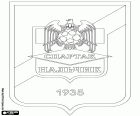 Logo der PFC Spartak Nalchik, Fußballverein in Naltschik, Stadt im Süden des Europäischen Russlands in der Region des nördlichen Kaukasus und Hauptstadt der Republik Kabardino-Balkarien