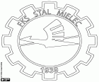 Logo der FKS Stal Mielec, Fabryczny Klub Sportowy Stal Mielec, Fußballverein in Mielec, Stadt der Woiwodschaft Karpatenvorland, im Südosten Polens