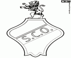 Logo von Sporting Clube Olhanense, Fußballverein mit Sitz in Olhão, Hafenstadt, Angeln im Bezirk Faro an der Algarve im Süden Portugals gewidmet