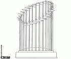 Die neue Trophäe des Kommissars für die World Series-Gewinner. Das neue Design von Tiffany, der berühmte Schmuck-Unternehmen wurde im Jahr 1999 durchgeführt. Die aktuelle Trophäe wurde zum ersten Mal bei der World Series im Jahr 2000 ausgezeichnet