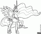 Die Prinzessin Celestia ist die Prinzessin der Sonne, der Herrscherin über das magische Königreich Equestria, Mein kleines Pony