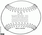 Ein Gedenk Baseball Ball der MLB World Series. Der Wettbewerb wurde im Jahre 1903 begann. Bis zum Jahr 2016 New York Yankees 27 Titeln in 40 Finale und Saint Louis Cardinals haben 11 Titel in 19 Finale. Die letzten Gewinner-Team war Chicago Cubs brechen den Fluch der Billy Goat an die letzte Serie von 1945, den dritten Titel seit 1907 und 1908. Die 2016 Finale war der erste im Jahr 1945 nach dem verdammten Finale bestritten