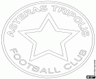 Emblem von Asteras Trypolis Football Club, Fußballclub mit Sitz in Tripolis, Stadt in der Mitte der Halbinsel Peloponnes und Hauptstadt von Arcadia
