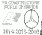 Mercedes F1 Team ist der dreimalige FIA Konstrukteurs Weltmeister 2014, 2015 und 2016, drei Titel in Folge für das Mercedes-Team. Die Piloten Meisterschaft 2016 nach dem Kampf bis zum letzten Grand Prix Abu Dhabi für die erste Position bis die beiden Mercedes-Piloten Lewis Hamilton und Nico Rosberg