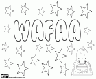 Wafaa, Name mit arabischen Ursprungs für Mädchen, Variante der Wafa, seine Bedeutung ist Treue