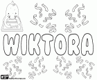 Wiktora, polnischer Name für Mädchen, Variante von Wiktoria, weibliche Form von den männlichen Namen Wiktor