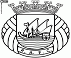 Logo des Rio Ave Futebol Clube, Fußballverein in Vila do Conde, Stadt im Bezirk Porto im Norden Portugals