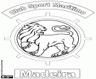 Logo der Club Sport Marítimo, Sportverein mit Sitz in Funchal, der Hauptstadt von Madeira und die größte und am dichtesten besiedelte Stadt außerhalb der kontinentalen Gebiet von Portugal. CS Marítimo ist der wichtigste Sportverein auf Madeira