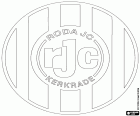 Emblem der Sport Vereniging Roda Juliana Combinatie Kerkrade, Fußballverein in Kerkrade, Stadt nahe der Grenze zu Deutschland, in der Provinz Limburg, im Süden der Niederlande
