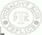 Logo der FK Teplice, Fußballverein in Teplice, Stadt in der Nähe der Grenze mit Deutschland, in der historischen Region von Böhmen, im Nordwesten der Tschechischen Republik. Teplice ist ein wichtiger Kurort