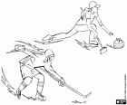 Die beiden Teamsportarten, die Bestandteil der Olympischen Winterspiele sind sind, Eisstockschießen und Eishockey