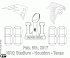 New England Patriots gegen Atlanta Falcons, die 2017 Super Bowl im NRG Stadium in Houston, Texas, am Sonntag 5. Februar 2017