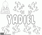 Yadiel, männlicher Vorname in spanischer Sprache abgeleitet aus dem hebräischen Namen Yehudiel, seine Bedeutung ist Lob Gottes