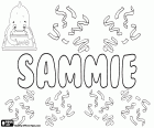 Sammie, Bezeichnung in englischer Sprache sowohl für Jungen und Mädchen, Variante von Sam und Sammy, Diminutiv von englischen Namen wie Samuel, Samson und Samantha