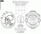 Ajax Amsterdam gegen Manchester United, das Finale der UEFA Europa League 2016-2017, Mittwoch, 24. Mai 2017, Friends Arena in Stockholm, Schweden