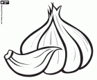 Knoblauch hat viele kulinarische verwendet, z. B. ist weit verbreitet in der Küche, Geschmack und Aroma, andere Gerichte geben. Knoblauch ist die Zwiebel einer Pflanze, die seit der Antike, Allium Sativum kultiviert. Die Knoblauchzwiebel gliedert sich in mehrere Abschnitte, genannt Knoblauchzehen