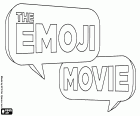 Das original logo in englischer Sprache des Animationsfilms Emoji, The Emoji Movie