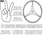 Lewis Hamilton, der britische Fahrer gewann seinen vierten Titel der Formel-1-Weltmeister. Es ist seine dritte WM-Titel mit dem Mercedes-Team, 2014, 2015 und 2017. Seinen erste Titel seit 2008 mit dem McLaren-Team