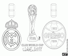 Real Madrid Vs Gremio, das Finale des 2017 FIFA-Klub-Weltmeisterschaft, am Samstag, den 16. Dezember in Zayed-Sports-City-Stadion in Abu Dhabi, Vereinigte Arabische Emirate. FIFA Club World Cup UAE 2017