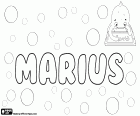 Marius, Name lateinischen Ursprungs für Jungen verwendet in vielen Sprachen in Englisch, Deutsch, Französisch, Niederländisch, Rumänisch, Katalanisch, Dänisch und Norwegisch
