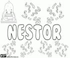 Nestor, männlicher Name der griechischen Mythologie, verwendet in mehreren Sprachen, wie Spanisch, Néstor, und auf Katalanisch, Nèstor, auch als Transkription mit dem gleichen Namen in Griechisch und Russisch