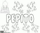Pepito, männlicher Vorname in Spanisch, Diminutiv von José, Joseph, Variante von Pepe