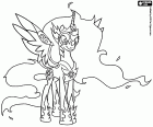 Daybreaker, böse Form und verdorben von Prinzessin Celestia, ein Einhorn aus My Little Pony, Mein kleines Pony
