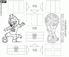 Fußball-Weltmeisterschaft Russland 2018. Der Wettbewerb wird vom 14. Juni bis 15. Juli 2018 stattfinden. Der Wettbewerb Endphase, Halbfinale und Finale, zusammen mit Zabivaka das Maskottchen und Logo inspiriert in der trophy. Wir kennen die vier Halbfinalisten bereits: Frankreich gegen Belgien und Kroatien gegen England. Wer wird im Finale in Moskau sein?