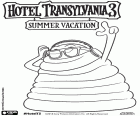 Die Gelatine-Körper des Monsters Blobby schwankt immer im Rhythmus der Musik. Eine Charakter aus dem neuen Film Hotel Transsilvanien 3: Ein Monster Urlaub