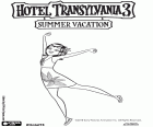 Die Tochter von Dracula, Mavis, während der Urlaubsreise ein Sommerkleid tragen im neue Film Hotel Transsilvanien 3: Ein Monster Urlaub