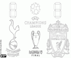 Tottenham versus Liverpool, Finale der UEFA Champions League-2018-2019, Estadio Metropolitano, Madrid, Spanien, 1. Juni 2019