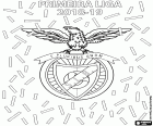 Benfica Lissabon ist der neue Meister der Primeira Liga 2018-2019. Dieser Club hat den Rekord mit 37 Titeln der Champion in der first Division des professionellen Fußballs in Portugal