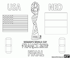 USA Vs Niederlande. Finale der Fußball-Weltmeisterschaft der Frauen Frankreich 2019. Parc Olympique Lyonnais, Lyon, 7. Juli 2019