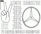 Lewis Hamilton hat 2019 seinen sechsten Formel-1-Weltmeistertitel gewonnen. Es ist die fünfte Weltmeisterschaft mit dem Mercedes-Team, die dritte in Folge seit 2017. Zuvor hatte er 2008 seinen ersten Weltmeistertitel gewonnen.