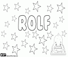 Rolf, Name für Junge abgeleitet von dem germanischen Namen Hrolf und dem altnordischen Namen Hrólfr, Kontraktion von Hrodwulf. Rolf ist ein Deutscher, schwedischer, norwegischer, dänischer und selten englischer Name.