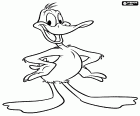 Daffy Duck ist eine der berühmten Looney Tunes Charaktere von Warner Bros