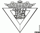 Logo von Cádiz Club de Fútbol, gegründeten Einheit 1920 in Cadiz, Andalusien