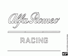 Logo eines Formel-1-Teams, Alfa Romeo Racing
