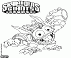 Der Alchemist gremlin Pop Fizz ist ein Skylanders Giants Charakter