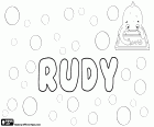 Rudy, männlicher Name, Diminutiv von Rudolf, in verschiedenen Sprachen, meist in Englisch