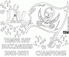 Tampa Bay Buccaneers hat den Titel des Super-Bowl-Champions 2021 gewonnen, indem sie die Kansas City Chiefs 31-9 besiegt haben. Der Quarterback Tom Brady hat den MVP Super Bowl Gewonnen. Dies ist der zweite Super Bowl der Tampa Buccaneers nach dem Titel 2002. Tampas Franchise ist das erste, das die Meisterschaft im eigenen Stadion gewinnt