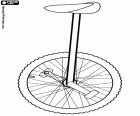 Ein Einrad ist ein Fahrzeug mit einem einzigen Rad und zwei Pedalen. Balance ist wichtig, um ein Einrad fahren zu können