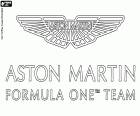 Logo des Formel-1-Rennstalls, Aston Martin Formula One Team