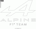 Logo des Formel-1-Teams, Alpine F1 Team