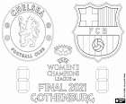 2020-2021 UEFA Women Champions League Finale zwischen Chelsea FC und FC Barcelona, Sonntag, 16. Mai 2021, im Gamla Ullevi Stadion in Göteborg, Schweden