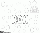 Ron, Name für Jungen mit unterschiedlicher Herkunft. Ron, Kurzname für Ronald, wird in verschiedenen Sprachen wie Englisch, Deutsch, Schottisch und Niederländisch verwendet. Ron, männlicher Name hebräischen Ursprungs, seine Bedeutung ist Gesang und Freude