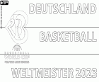 Die deutsche Basketball-Herrenmannschaft ist der neue FIBA-Weltmeister 2023. Deutschland besiegte Serbien im Finale mit 83:77. Dennis Schröder wurde zum MVP des Turniers und Franz Wagner zum MVP des Finales gewählt