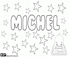 Michel, der Name des Jungen auf Französisch, kommt vom hebräischen Namen Mika'el. Michel, Verkleinerungsform von Miguel auf Spanisch. Michel, Verkleinerungsform für Michael im Deutschen und Niederländischen
